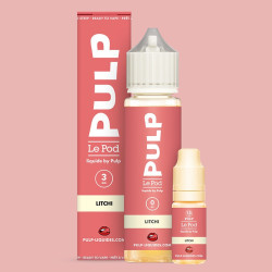 Pack litchi - 60ml - le pod liquide by pulp 0.3 mg