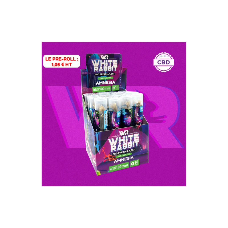 Wr preroll cbd  white rabbit amnesia