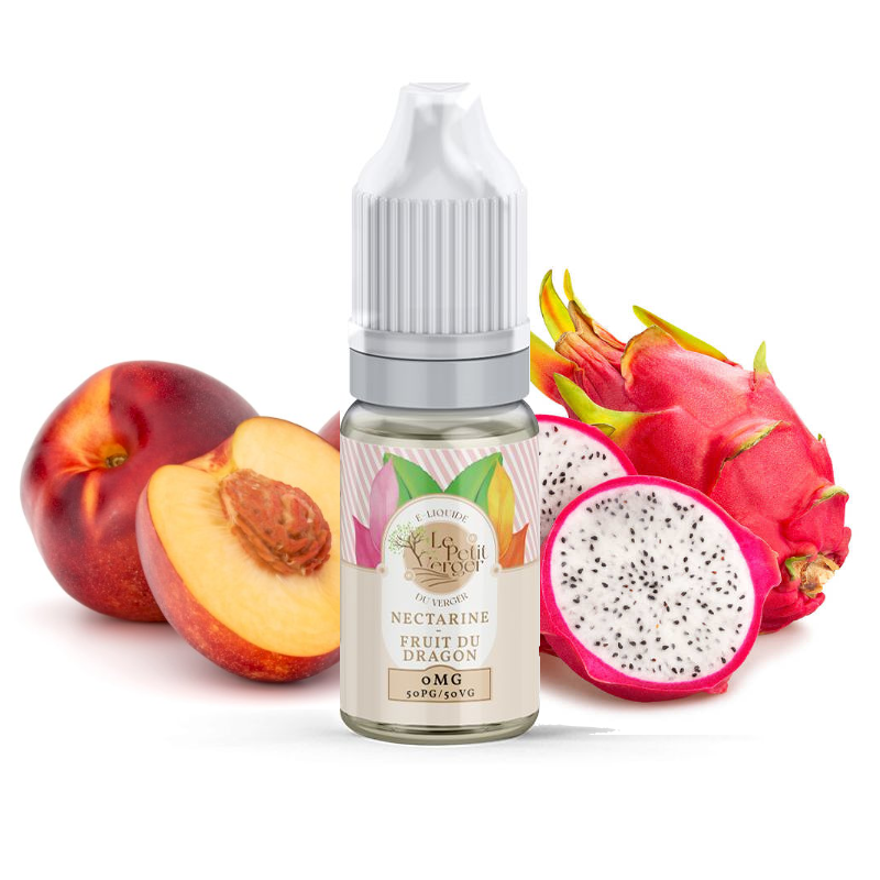 10mg petit verger frais salts savourea 10ml nectarine fruit du dragon