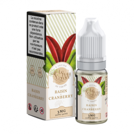 10mg petit verger frais salts savourea 10ml raisin cranberry
