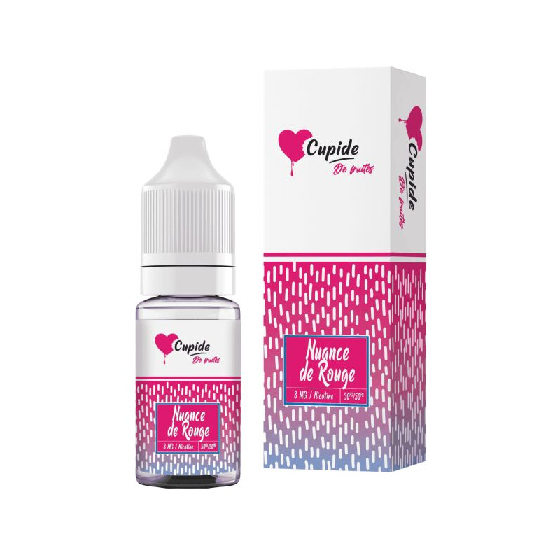 Cupide 0mg nicotine 10ml nuance de rouge