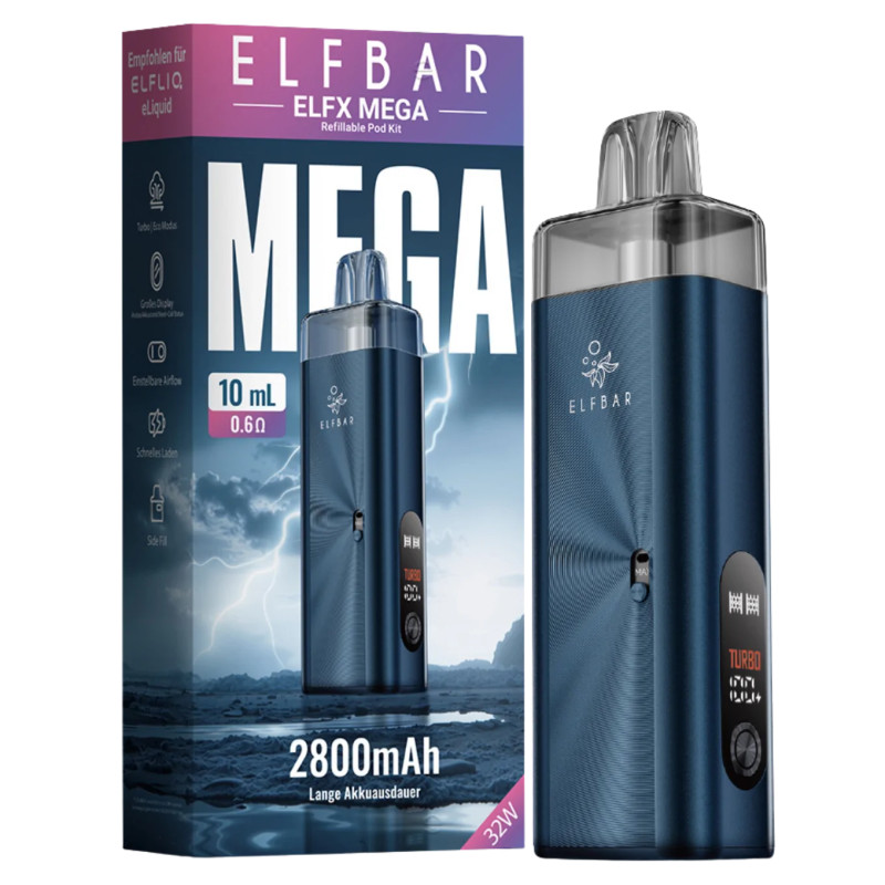 Elfx mega 2800mah navy blue