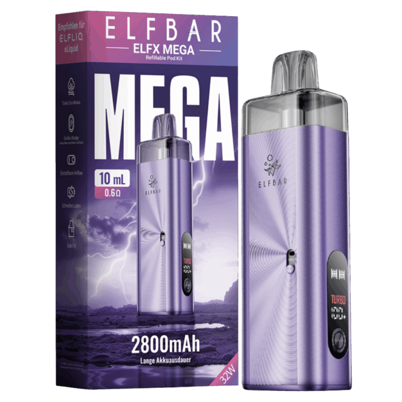 Elfx mega 2800mah purple
