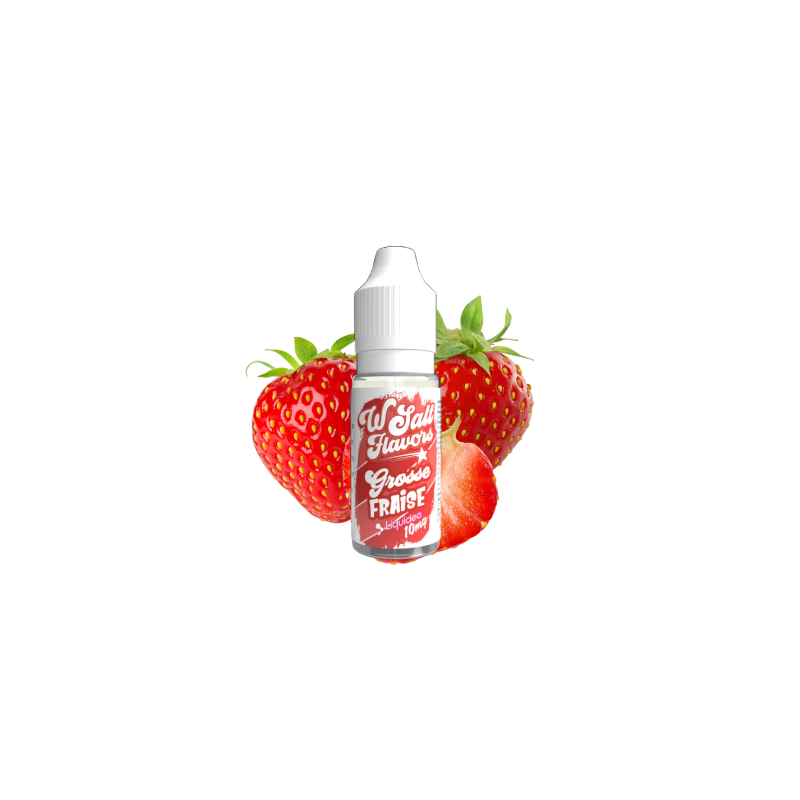 Flavors 20mg wsalt 10ml liquideo grosse fraise