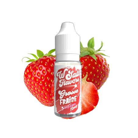 Flavors 20mg wsalt 10ml liquideo grosse fraise