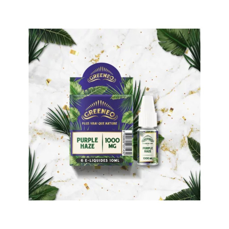 Greeneo 1000mg liquide cbd purple haze