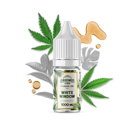 Greeneo 1000mg liquide cbd white window