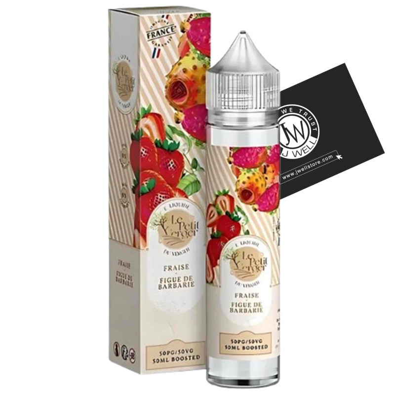 Le petit verger frais savourea 50ml fraise figue de barbarie