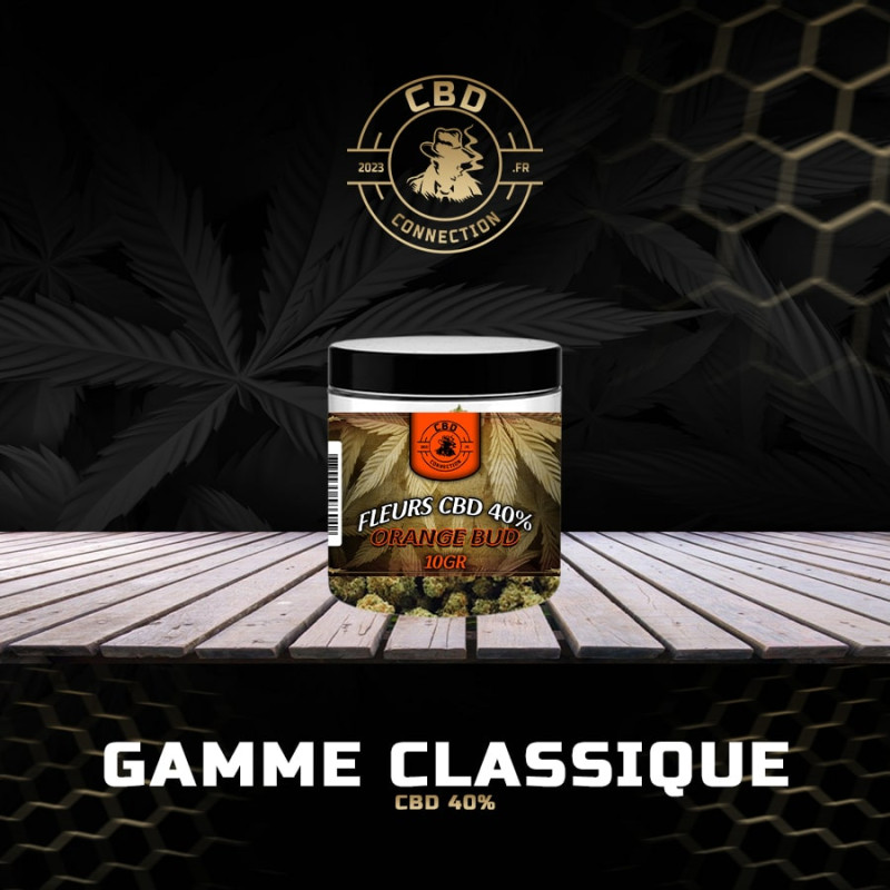 Pot 5grs fleurs - connection - cbd orange budz