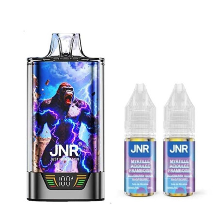 Puff jnr kit gorilla x + 2x10ml - 20mg blueberry cherry cranberry