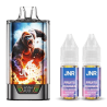Puff jnr kit gorilla x + 2x10ml - 20mg strawberry kiwi