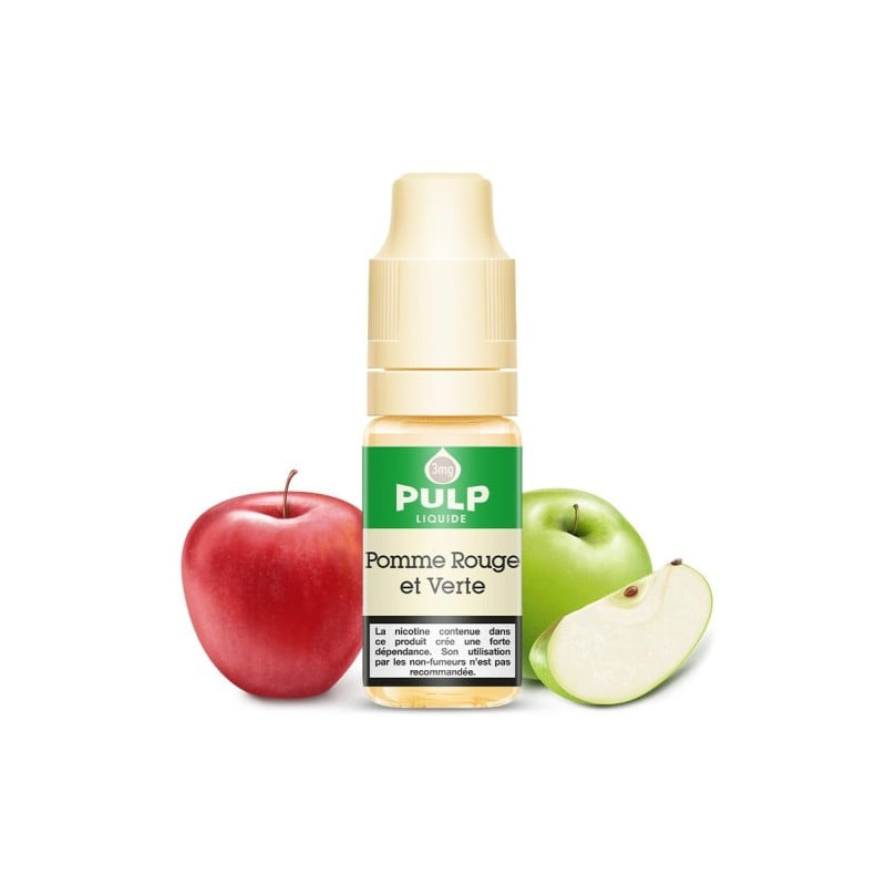 Pulp 0mg liquide 10ml pomme rouge et verte