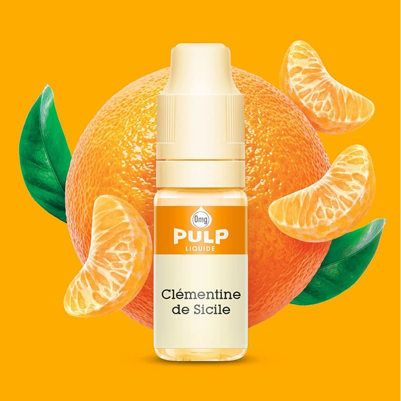 Pulp 12mg liquide 10ml clementine de sicile