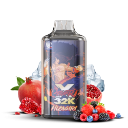 Xfighter 32k puff 20mg rechargeable - liquide fighter fuel & aspire dark shigeri fraise grenade ca