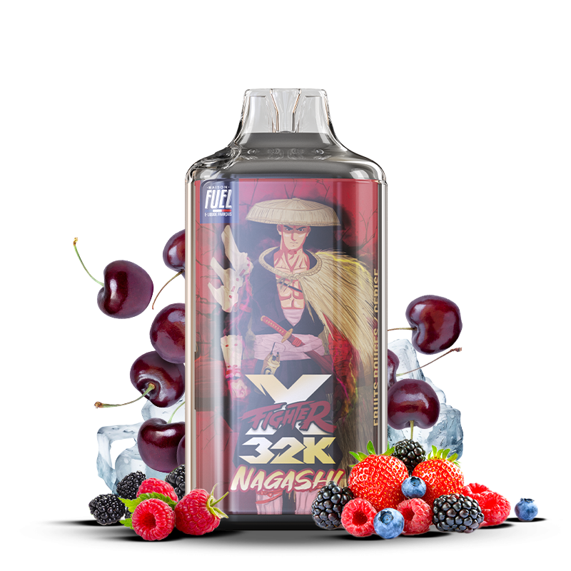 Xfighter 32k puff 20mg rechargeable - liquide fighter fuel & aspire nagashi