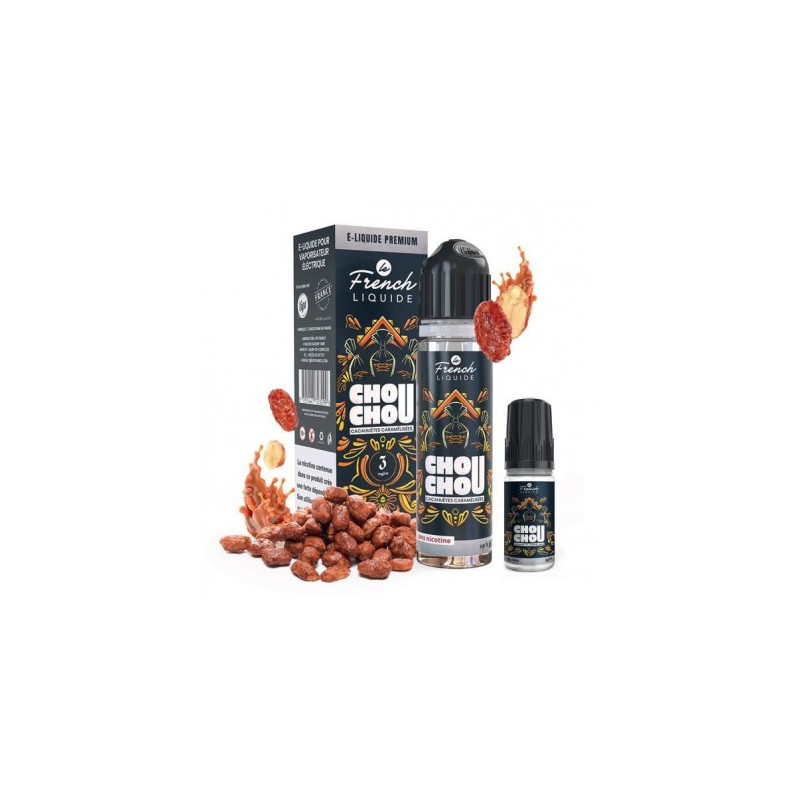 Cacahuètes caramélisées - chouchou 50ml  le french liquide 0.3 mg