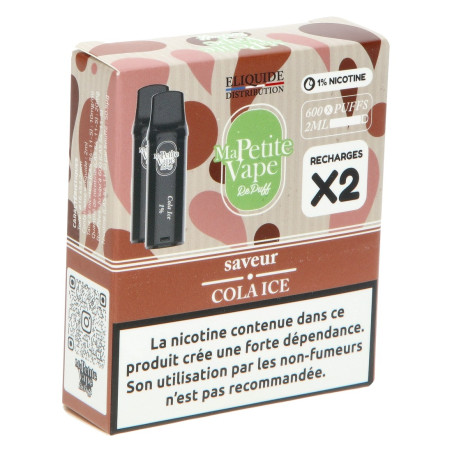 Cartouche 20mg mpv ma petite vape cola ice