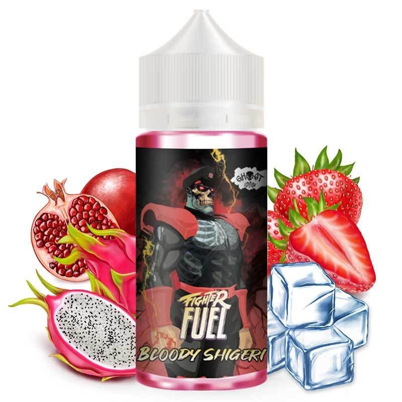 Fighter fuel liquide 100ml bloody shigery dragon fraise g