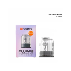 Fluffi 3.5ml aspire pod 0.6ohm dual mesh